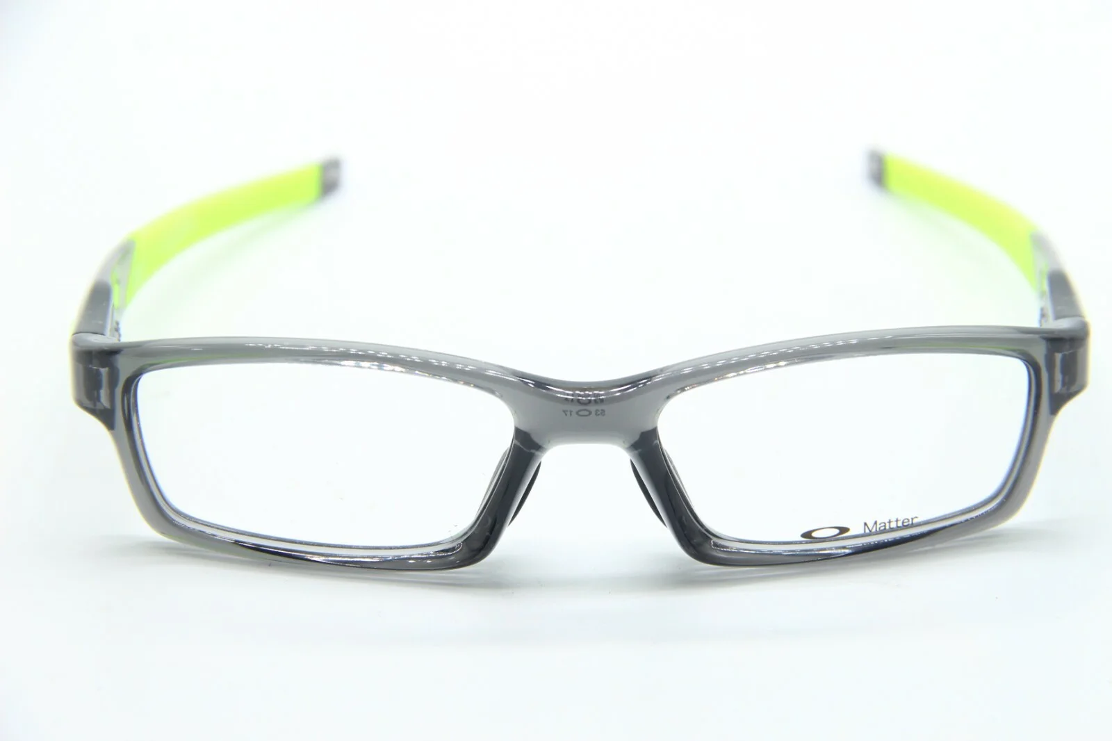 NEW OAKLEY EYEGLASSES OX8029-0253 CROSSLINK GREY SMOKE 53-17-140 2