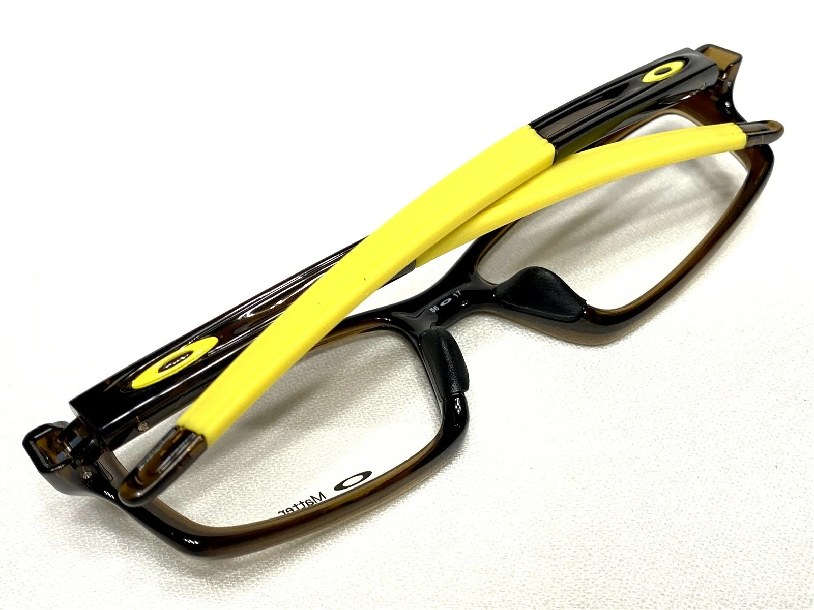 NEW OAKLEY EYEGLASSES OX8041-0356 CROSSLINK BARK 56-17-135 MEN 4