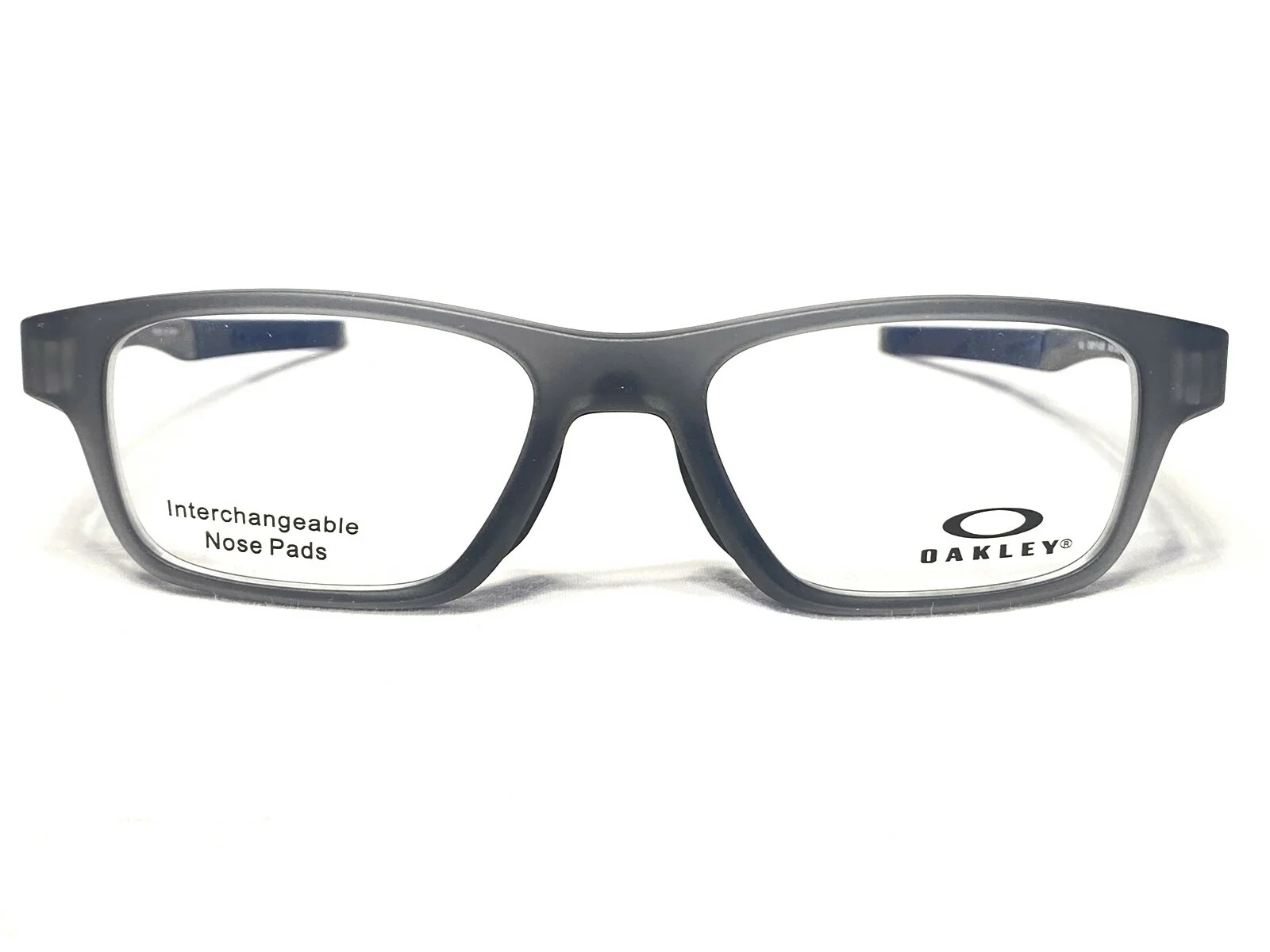 NEW OAKLEY EYEGLASSES OX8117-0350 CROSSLINK SATIN GREY SMOKE 50-17-143