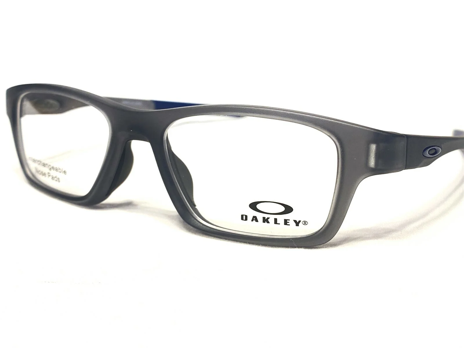NEW OAKLEY EYEGLASSES OX8117-0350 CROSSLINK SATIN GREY SMOKE 50-17-143 2