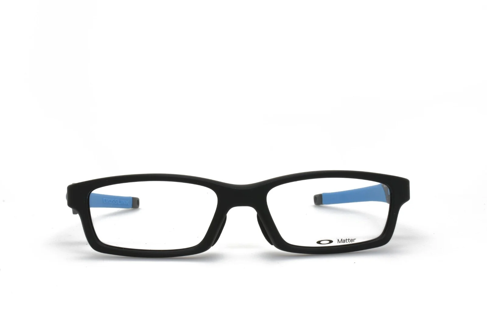 Oakley Crosslink OX8029-1056 Eyeglasses Frame 56-16-140 Clear Grey Blue w/ pouch 3