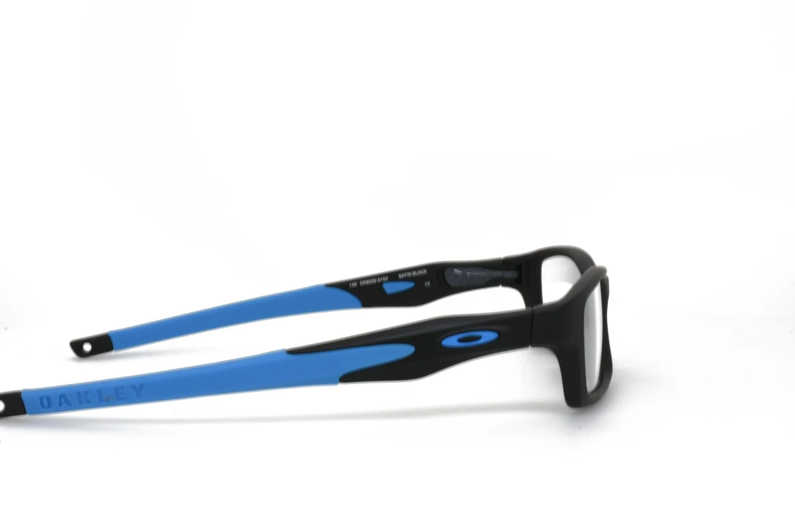 Oakley Crosslink OX8029-1056 Eyeglasses Frame 56-16-140 Clear Grey Blue w/ pouch 4