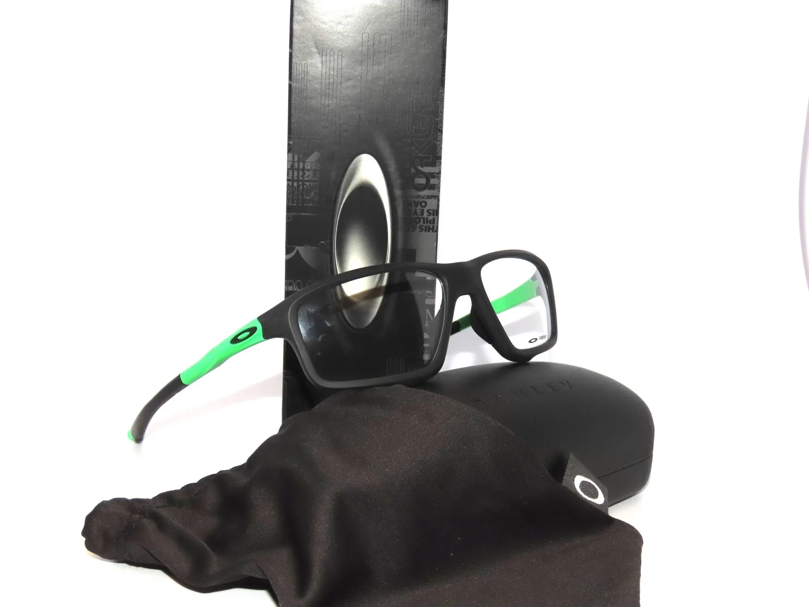 Oakley Crosslink Zero 8076-05 56 Green Fade Eyeglasses Clearance 4