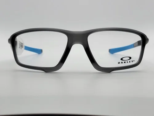 Oakley OX 8076-0156 Crosslink Zero Satin Grey Smoke Eyeglass Frames 56-16-138 2